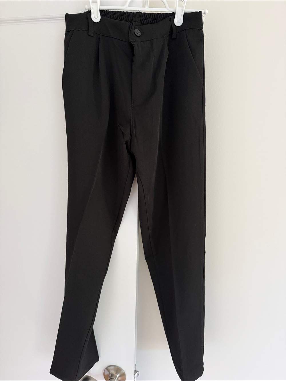 Slim Black Dress Pants for Men - Tailored Everyday Trousers